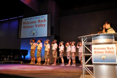 Boy Scout Troop 777 led the opening flag ceremony. (Photo Courtesy: Kelli Gile)