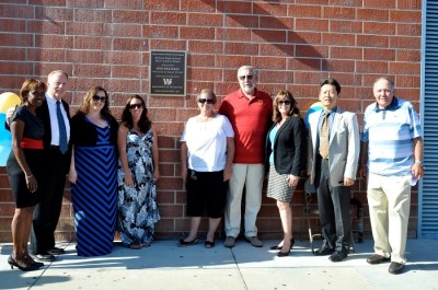 Walnut High building dedication