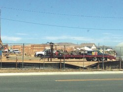 Ronald Reagan Elementary under construction last October.