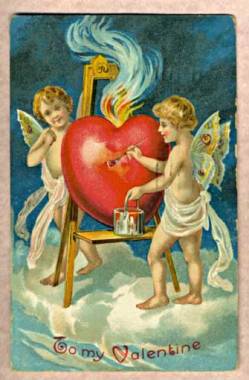  Antique Valentine’s Day Card (Photo Courtesy:  Wikipedia)