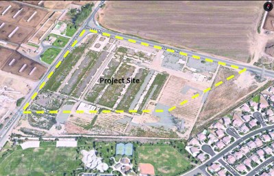 Aerial view, looking north on Archibald (Photo Courtesy: City of Eastvale)