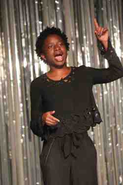 (Photo Courtesy:  Victoria Robles) Asari Aibangbee at the BSU Showcase