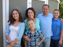 Photo Courtesy:  Dietrich Family (L-R) The Dietrich Family, Emma, Sarah, Luke, Trevor and Justin 