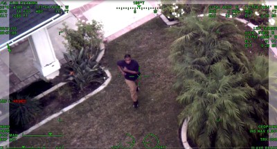 Photo Courtesy:  SAPD OC Sheriff’s Airship, “Duke,” assists Officers in burglary arrest.