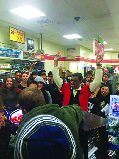 Photo courtesy of Facebook 7-11 clerk celebrates winning ticket