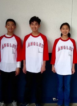 Photo Courtesy of WVUSD Top award winners Darren Chen, William Lin, and Amber Tsao