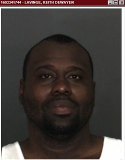 Photo courtesy of San Bernardino Sheriff’s Dept.  Keith Dewayne Lavinge arrested in San Bernardino 