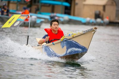 Courtesy of CVUSD A Chino High team member participates in the endurance race at this year’s Solar Cup.