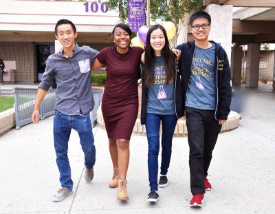 Photo courtesy: Kelli Gile Diamond Bar and Walnut High Schools are ranked among America’s Most Challenging High Schools by The Washington Post. Shown: 2016 DBHS Super Star Seniors Garrett Masuda, Meanna Gray, Miriam Sun, and Jeff Chow. 