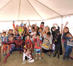 Jr. Runners were excited for the Jr. Hero Run!