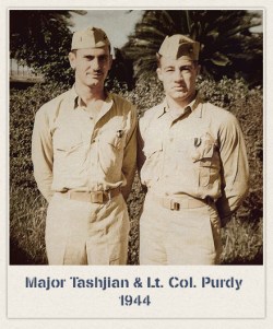 Major Tashjian and l.t. Col. Purdy in 1944