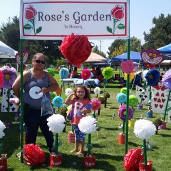 “Mad about cancer booth” at the Relay for Life event in Chino on August 6.