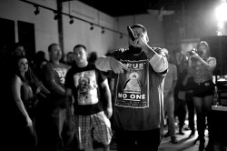 Photo courtesy: MVisionLA Anthm performing at The VapeGoat in Boyle Heights